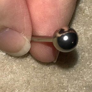 14 Gauge Standard Steel Tongue Ring